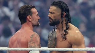 Roman Reigns vs CM Punk in person #wwe #cmpunk #romanreigns #wrestlemania #wrestlemania42 