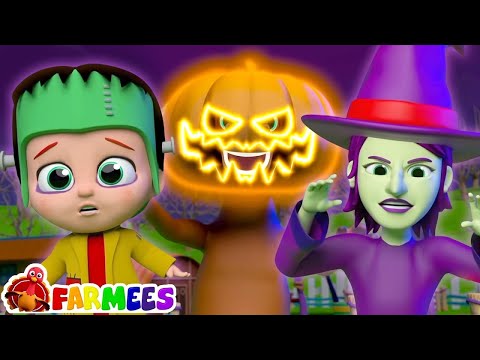 🎃👻 Ha Ha Halloween! 🎶 Farmees' Spooky Fun with Silly Costumes, Candy & Creepy Creatures! 🍬🕸️