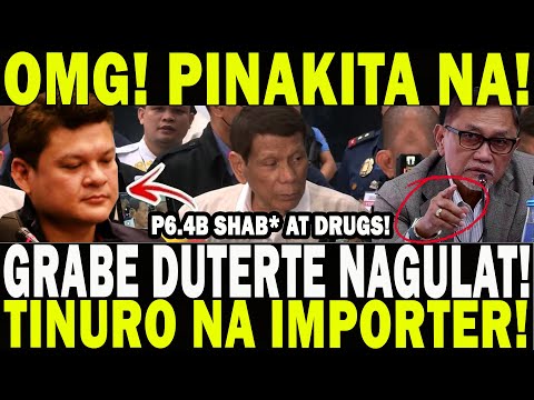 OMG! PINAKITA NA! GRABE DUTERTE NAGULAT! QUADCOM TINURO NA IMPORTER! P6.4 BILLION SHAB* AT DR*GS!!