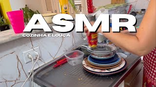 🧼✨ ASMR – Arrumando a Cozinha & Lavando a Louça | Som Relaxante para Acalmar a Mente ✨🧼