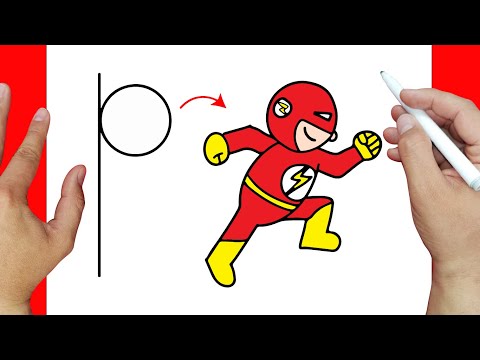 Truco para Dibujar a Flash paso a paso | Dibujos fáciles