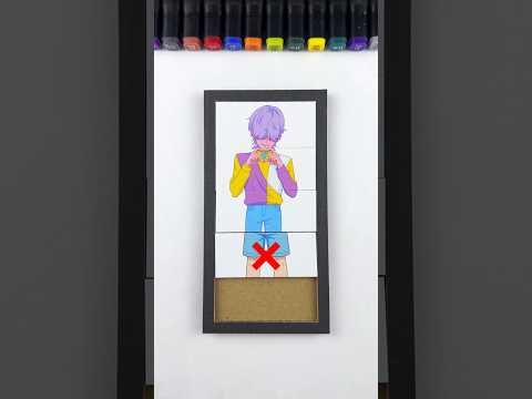 Mystery Saja Kpop Demon Soda pop cardboard piece flipping diy Puzzle #kpop #rumi #diy