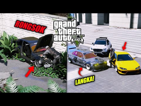 MODIF & RESTORASI BANGKAI MOBIL TUA YANG TERBENGKALAI GTA 5 MOD