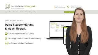 Schritt für Schritt durch die Steuererklärung mit Lohnsteuer kompakt