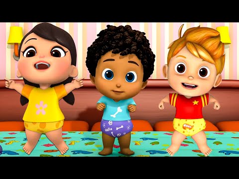 Five Little Babies, Jumping on the Bed + More Kindergarten Videos for Kids