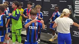 Medal Ceremony for the winners of the Midwest Labour Day Cup