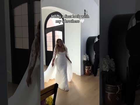 She Did A First Look With Her Six Brothers And Their Reactions Were Priceless #viralshorte #shorts