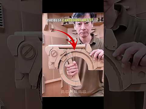 THE KING OF CARDBOARD ART! #shorts