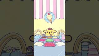 Uh-oh… 🍦 Pompompurin’s tummy says yes to every flavor! #Sanrio #Shorts