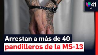 Autoridades del condado Nassau arrestan a más de 40 presuntos pandilleros de la MS-13