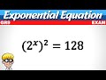 Exponential Equations and Prime Factorization