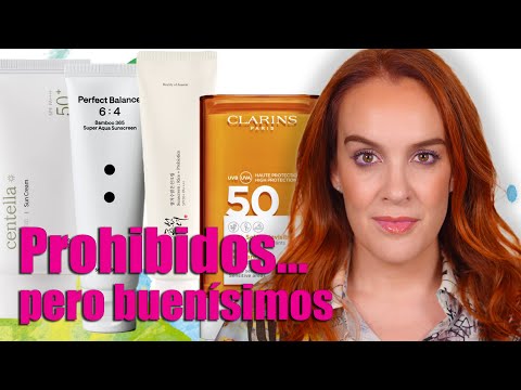 Mis protectores solares favoritos… pero prohibidos en Estados Unidos.