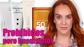 Mis protectores solares favoritos… pero prohibidos en Estados Unidos.