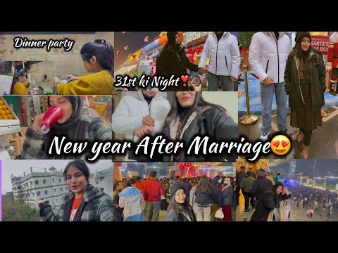 Husband k Sath pehla New Year Celebration Night😍 Dinner ke liye gye🫶bahar 31st Dec🥰ko / Roohdreamz