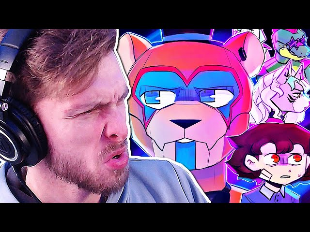 FNAF SECURITY BREACH SONG ANIMATION - SUPERSTAR BY CG5 REACTION!!