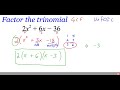 Factoring Trinomials: Techniques and Strategies