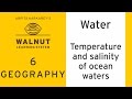 Exploring Ocean Water Temperature and Salinity