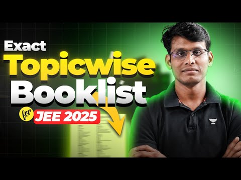 IIT Bombay CERTIFIED *TOPIC-WISE BOOKS* for JEE... ✅