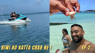 Minimoon pe Crab ne itee ko katt lia 😱 ab kya hoga bhagwan 😓 Ep-2