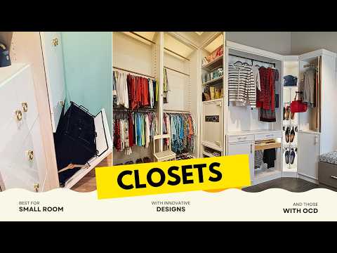 10 Closet with innovative designs ideal small bedroom