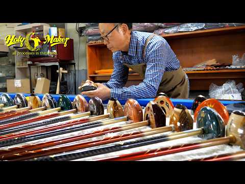 The process of making a $1,000 handmade golf club. Korea's top woodworking master craftsman.