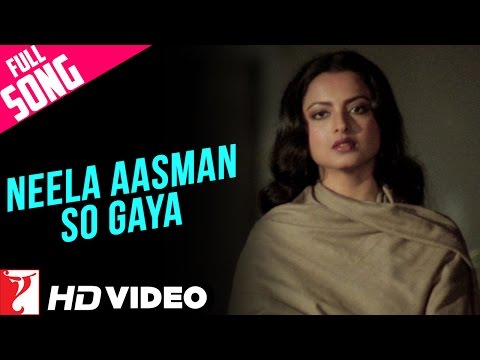 Neela Aasman So Gaya (Female) | Song | Silsila | Amitabh Bachchan, Rekha, Jaya | Lata Mangeshkar