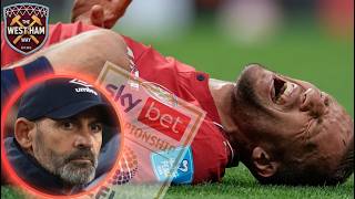 🚨 SOUCEK INJURY BLOW | Irons midfielder carried off in World Cup | Paco future | 2026/27 FIXTURES