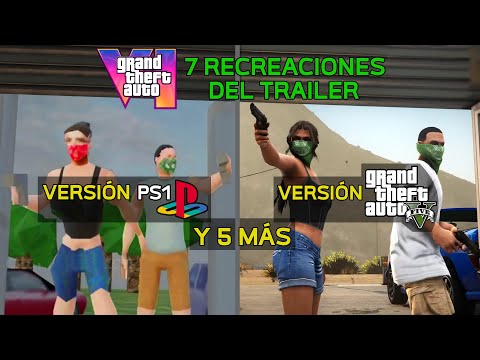 GTA 6 | 7 INCREÍBLES RECREACIONES DEL TRÁILER (segunda parte)