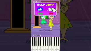 Help Joy sing to close the door for Disgust | Inside Out 2 @ToonPopi - Piano Tutorial