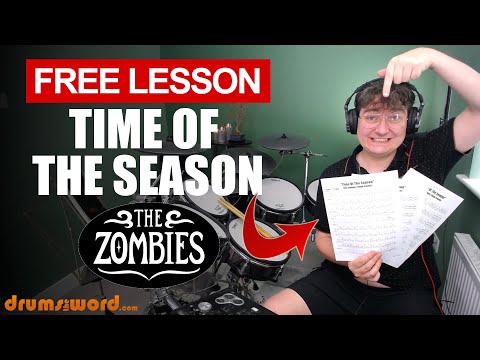 ★ Time Of The Season (The Zombies) ★ Free Video Drum Lesson | How To Play SONG (Hugh Grundy)