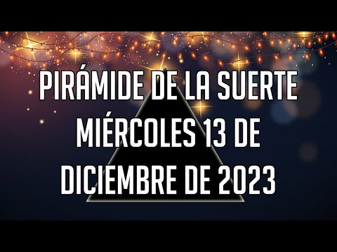 Pir Mide De La Suerte Para El Mi Rcoles De Diciembre De