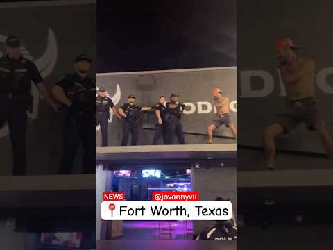 FW police respond to call of man on roof at Rodeo Bar in Fort Worth Texas