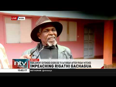 Gachagua impeachment: Low turnout on the second day of the public participation