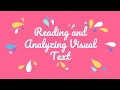 Understanding Visual Texts and Analysis