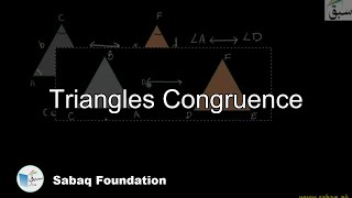Triangles Congruence