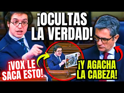 EL "MINISTRO PEREJIL" BOLAÑOS sufre un ATAQUE DE ANSIEDAD 🔥¡Al RECORDARLE VOX la DANA de VALENCIA!🔥