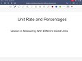 Comparing Measurement Units