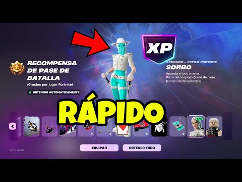 *MAPA DE XP* COMO SUBIR DE NIVEL EN FORTNITE! COMPLETA EL NUEVO PASE DE BATALLA de FORTNITE BANDIDOS