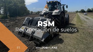 Vídeo Recuperación de tierras agrícolas con trituradora de piedra FAE RSM - RSM/HP