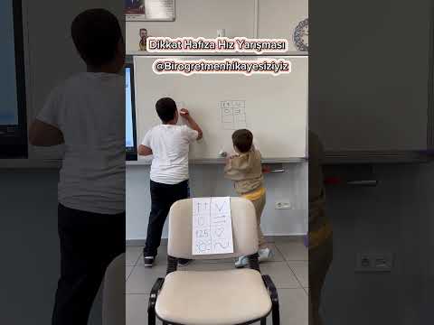 Dikkat Hafıza Hız Yazma Becerisi Yarışması