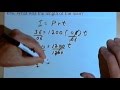 Calculating Simple Interest: Principal, Rate, and Time