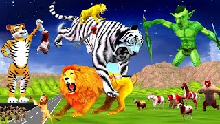Top 03 Lion Amazing Hindi Moral Stories Collection Sher Ki Kahani - Hindi Kahaniya - Fairy Tales.