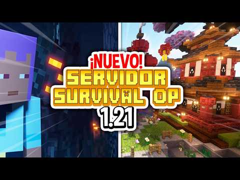 ✨ NUEVO SERVIDOR Survival OP para MINECRAFT PE 1.21.51 😱 Servidor para Minecraft Bedrock 1.21