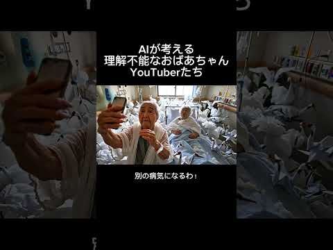 AIが考える理解不能なおばあちゃんYouTuberたち【その14】 #ai動画 #ai #aivideo #aiおばあちゃん  #aishorts