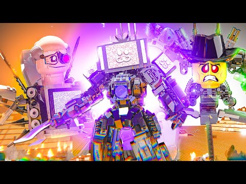 skibidi toilet 67 (full episode) LEGO ANIMATION - BrickBoomVerse
