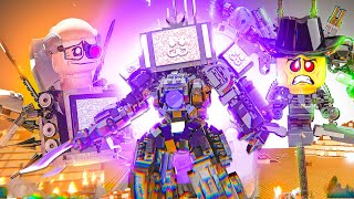 skibidi toilet 67 (full episode) LEGO ANIMATION - BrickBoomVerse