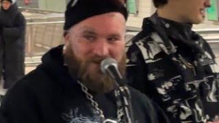 Teddy Swims Impromptu Performance at HUDSON YARDS subway station , NYC (Jan. 25, 2025)