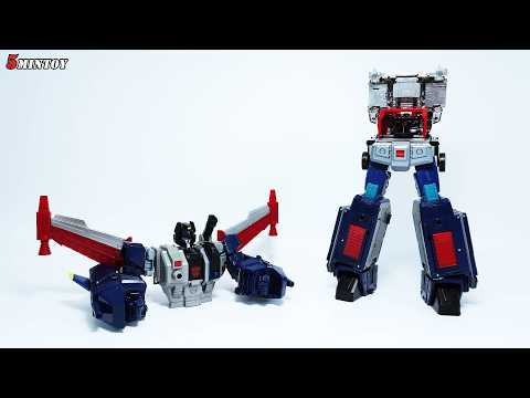 Trailer Combined ! Powermaster Optimus Prime Fire Guts
