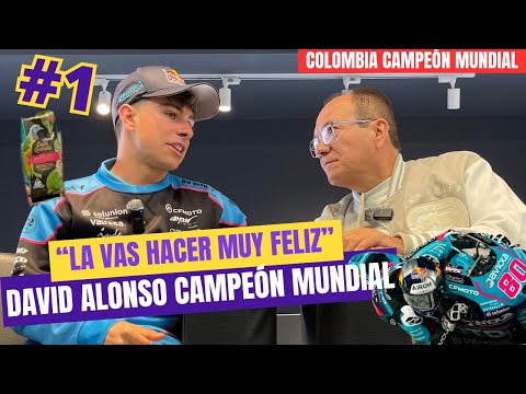 😲💥 David Alonso CAMPEÓN del mundo MotoGP Moto3, nos contó que HACE un día de su VIDA