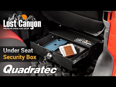 Lost Canyon Under Seat Security Box for Jeep Wrangler JL & Gladiator JT